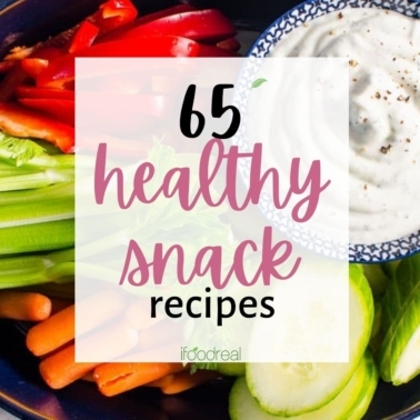 vegetables and dip healthy snack